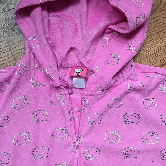 Hello Kitty Adult Hooded Onesie PJs XL Holiday Gift - Picture 3 of 7